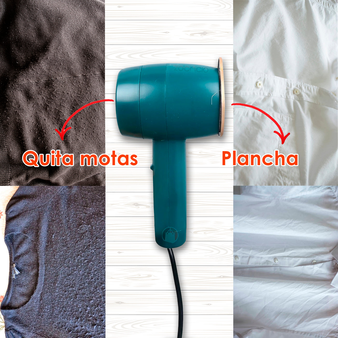 Plancha De Mano Viajera Con Removedor